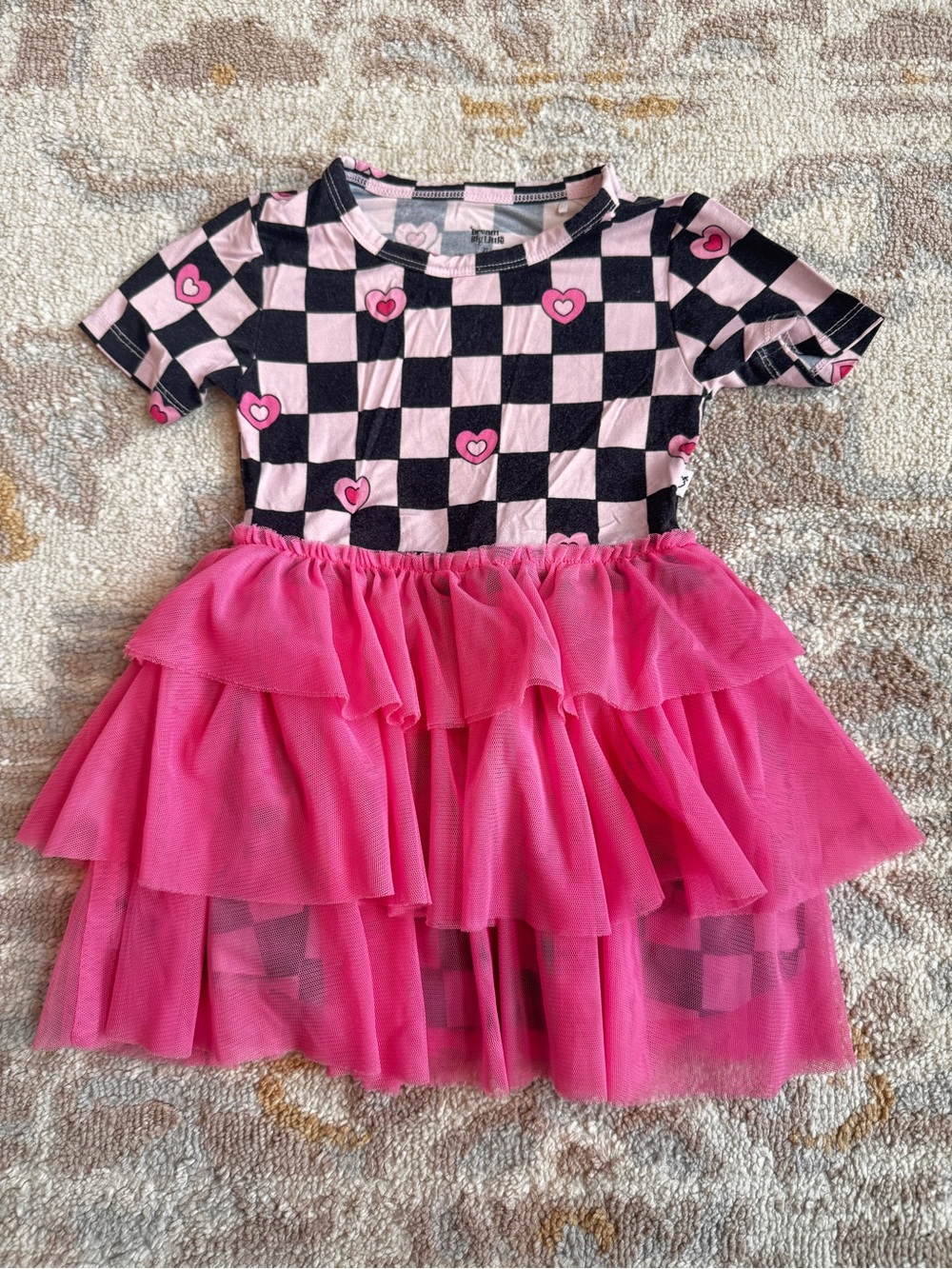 Dream Big Little CHECK YES JULIET EXCLUSIVE DREAM TUTU DRESS 2t